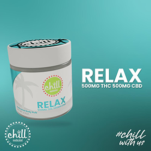 Topical Chill Relax Body Rub Balm